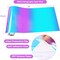 Holographic Vinyl Permanent Opal White Vinyl for Cricut - 12" x 6 Ft White Adhesive Vinyl Roll for All Vinyl Cutter Craft Vinyl Christmas White